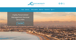 Desktop Screenshot of coastlineequity.net